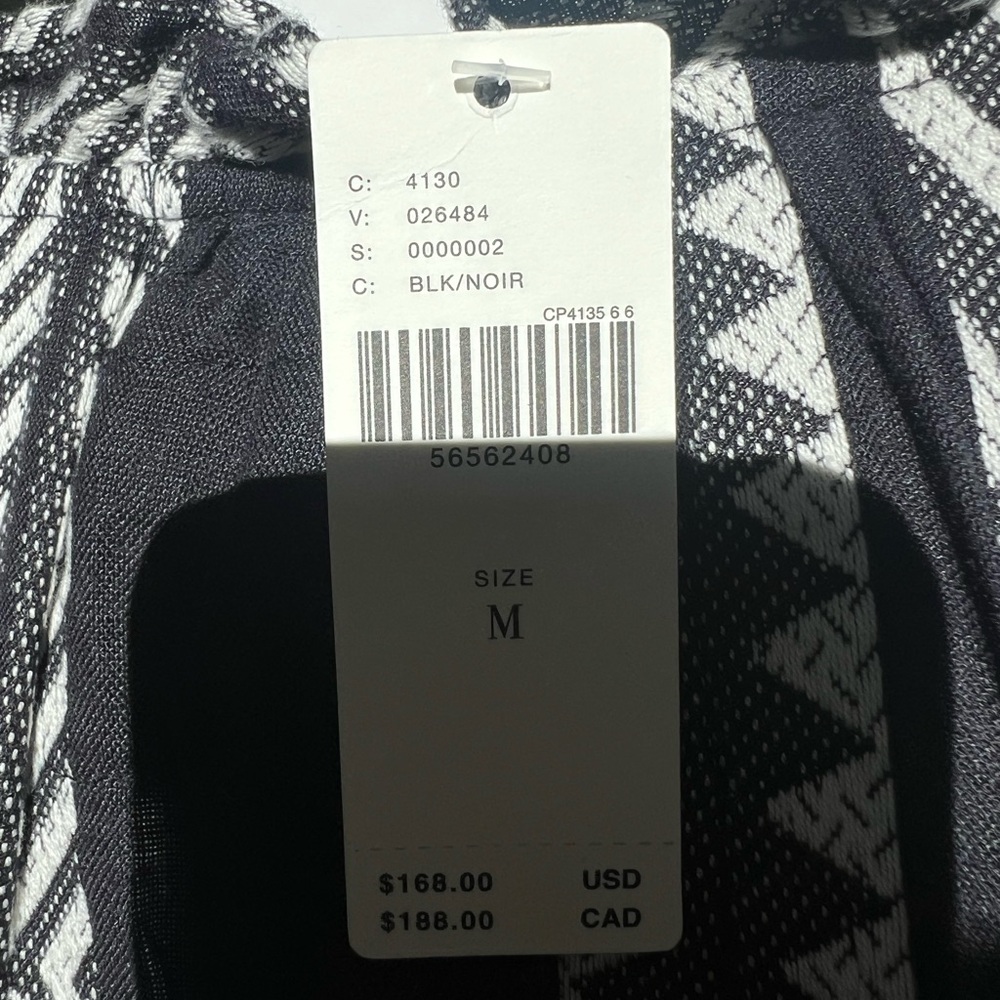 Maeve from Anthropologie Monochrome Geometric Long Sleeve Dress - Picture 6 of 8